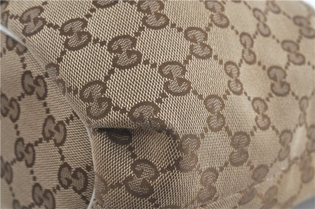 Authentic GUCCI Shoulder Cross Body Bag GG Canvas Leather 388930 Brown J3932