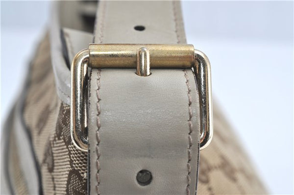 Authentic GUCCI Shoulder Cross Body Bag GG Canvas Leather 388930 Brown J3932