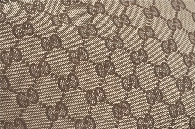 Authentic GUCCI Shoulder Cross Body Bag GG Canvas Leather 388930 Brown J3932