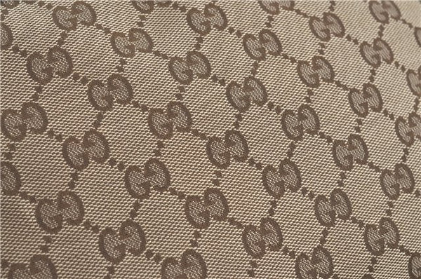 Authentic GUCCI Shoulder Cross Body Bag GG Canvas Leather 388930 Brown J3932