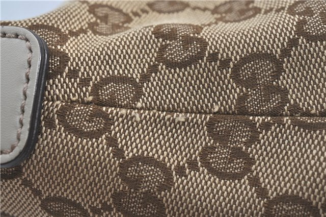 Authentic GUCCI Shoulder Cross Body Bag GG Canvas Leather 388930 Brown J3932