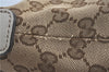 Authentic GUCCI Shoulder Cross Body Bag GG Canvas Leather 388930 Brown J3932