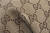 Authentic GUCCI Shoulder Cross Body Bag GG Canvas Leather 388930 Brown J3932