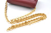 Authentic Salvatore Ferragamo Vara Chain Shoulder Cross Bag Leather Red J3982