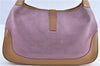 Authentic GUCCI Jackie Shoulder Hand Bag Purse Suede Leather 0013305 Pink J4001