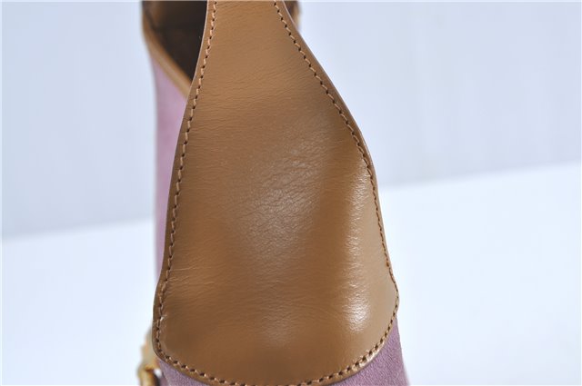 Authentic GUCCI Jackie Shoulder Hand Bag Purse Suede Leather 0013305 Pink J4001