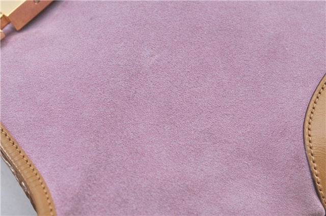 Authentic GUCCI Jackie Shoulder Hand Bag Purse Suede Leather 0013305 Pink J4001