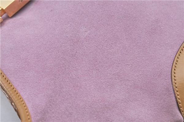 Authentic GUCCI Jackie Shoulder Hand Bag Purse Suede Leather 0013305 Pink J4001