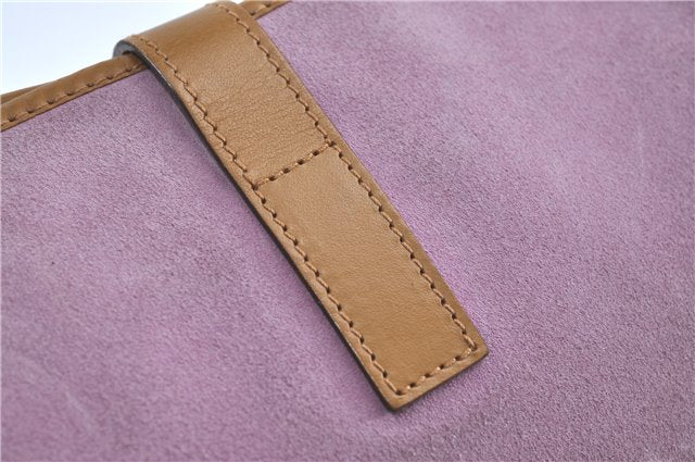 Authentic GUCCI Jackie Shoulder Hand Bag Purse Suede Leather 0013305 Pink J4001