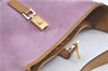 Authentic GUCCI Jackie Shoulder Hand Bag Purse Suede Leather 0013305 Pink J4001