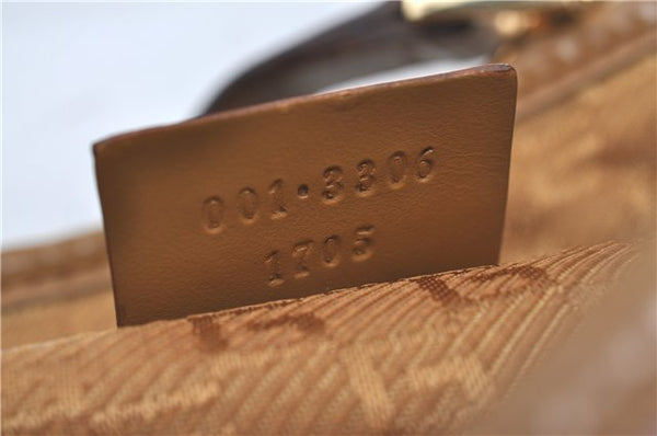 Authentic GUCCI Jackie Shoulder Hand Bag Purse Suede Leather 0013305 Pink J4001