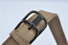 Auth YVES SAINT LAURENT Shoulder Cross Bag Purse PVC Leather Brown Beige J4005