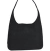 Authentic GUCCI Shoulder Hand Bag Purse Suede 0013167 Black J4066