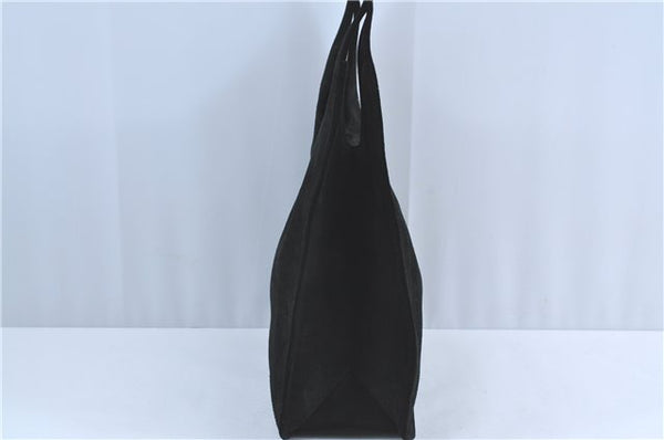 Authentic GUCCI Shoulder Hand Bag Purse Suede 0013167 Black J4066