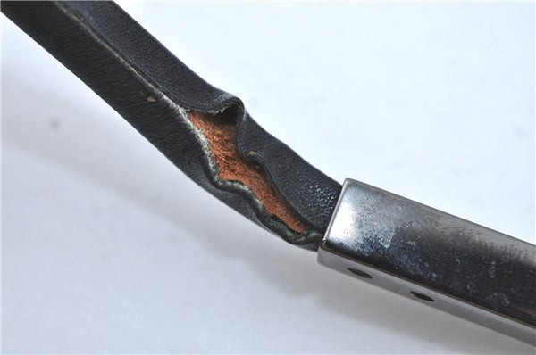 Authentic GUCCI Shoulder Hand Bag Purse Suede 0013167 Black J4066