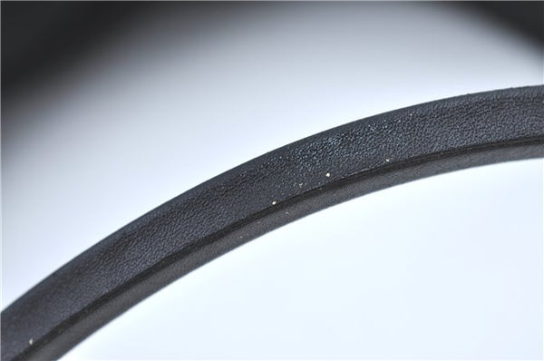 Authentic GUCCI Shoulder Hand Bag Purse Suede 0013167 Black J4066