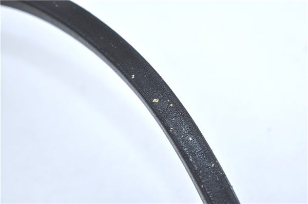 Authentic GUCCI Shoulder Hand Bag Purse Suede 0013167 Black J4066