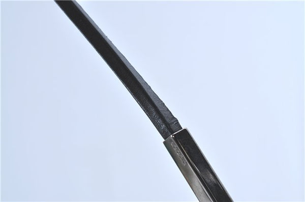 Authentic GUCCI Shoulder Hand Bag Purse Suede 0013167 Black J4066