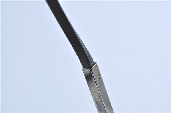 Authentic GUCCI Shoulder Hand Bag Purse Suede 0013167 Black J4066