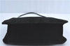 Authentic GUCCI Shoulder Hand Bag Purse Suede 0013167 Black J4066