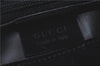 Authentic GUCCI Shoulder Hand Bag Purse Suede 0013167 Black J4066