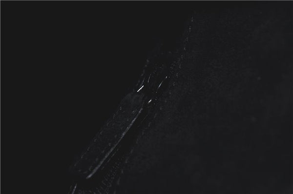 Authentic GUCCI Shoulder Hand Bag Purse Suede 0013167 Black J4066