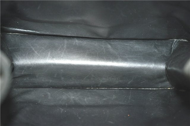 Authentic GUCCI Shoulder Hand Bag Purse Suede 0013167 Black J4066