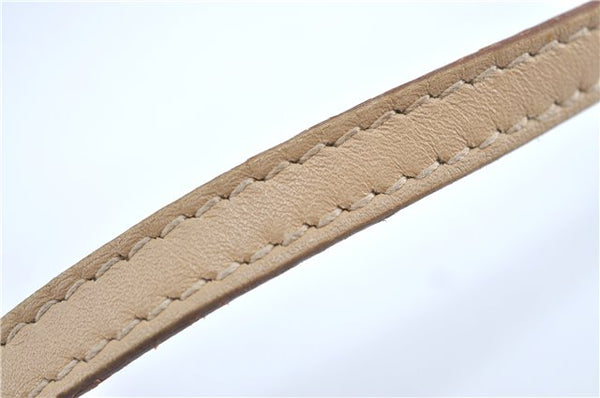 Authentic GUCCI Shoulder Hand Bag Purse GG Canvas Leather 32160 Beige J4078