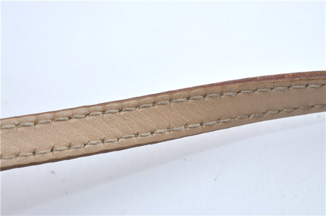 Authentic GUCCI Shoulder Hand Bag Purse GG Canvas Leather 32160 Beige J4078