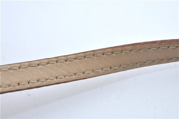 Authentic GUCCI Shoulder Hand Bag Purse GG Canvas Leather 32160 Beige J4078