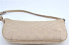 Authentic GUCCI Shoulder Hand Bag Purse GG Canvas Leather 32160 Beige J4078