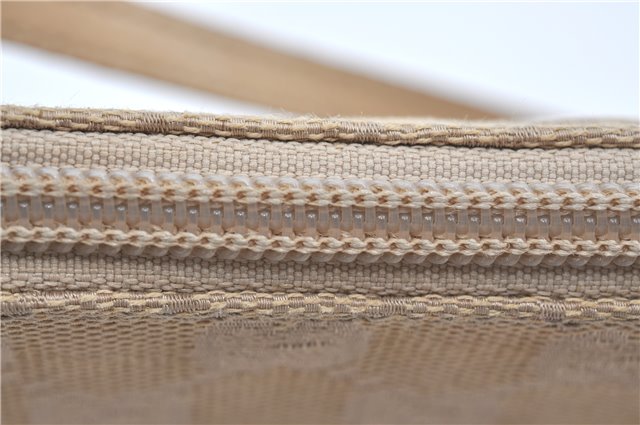 Authentic GUCCI Shoulder Hand Bag Purse GG Canvas Leather 32160 Beige J4078