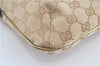 Auth GUCCI Sherry Line Shoulder Cross Bag GG Canvas Leather 189749 Beige J4081