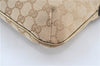 Auth GUCCI Sherry Line Shoulder Cross Bag GG Canvas Leather 189749 Beige J4081