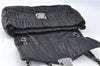 Authentic PRADA Leather Chain Shoulder Hand Bag Black Junk J4086