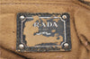Authentic PRADA Leather Chain Shoulder Hand Bag Black Junk J4086
