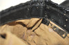 Authentic PRADA Leather Chain Shoulder Hand Bag Black Junk J4086