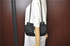 Authentic PRADA Leather Chain Shoulder Hand Bag Black Junk J4086