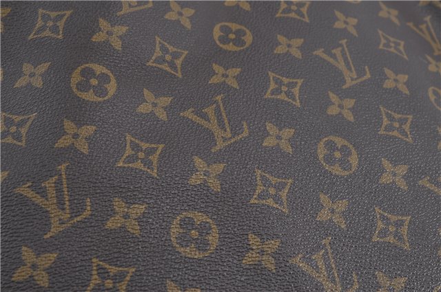 Authentic Louis Vuitton Monogram Sac Plat Hand Tote Bag M51140 LV J4105