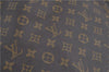 Authentic Louis Vuitton Monogram Sac Plat Hand Tote Bag M51140 LV J4105