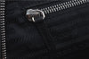 Authentic PRADA Leather Shoulder Hand Bag Purse Black J4124