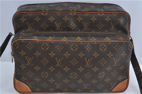 Authentic Louis Vuitton Monogram Nile 34 Shoulder Cross Body Bag M45242 LV J4132