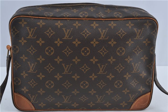 Authentic Louis Vuitton Monogram Nile 34 Shoulder Cross Body Bag M45242 LV J4132