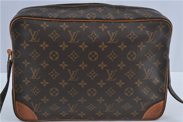 Authentic Louis Vuitton Monogram Nile 34 Shoulder Cross Body Bag M45242 LV J4132
