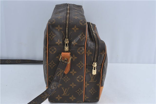 Authentic Louis Vuitton Monogram Nile 34 Shoulder Cross Body Bag M45242 LV J4132
