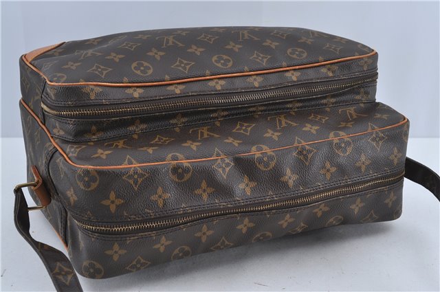 Authentic Louis Vuitton Monogram Nile 34 Shoulder Cross Body Bag M45242 LV J4132