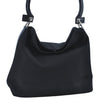 Authentic Ferragamo Nylon Leather Shoulder Hand Bag Purse Black J4142