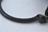 Authentic Ferragamo Nylon Leather Shoulder Hand Bag Purse Black J4142