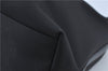 Authentic Ferragamo Nylon Leather Shoulder Hand Bag Purse Black J4142