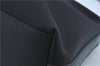 Authentic Ferragamo Nylon Leather Shoulder Hand Bag Purse Black J4142